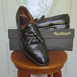 Allen Edmonds Manchester Black Leather Loafers
